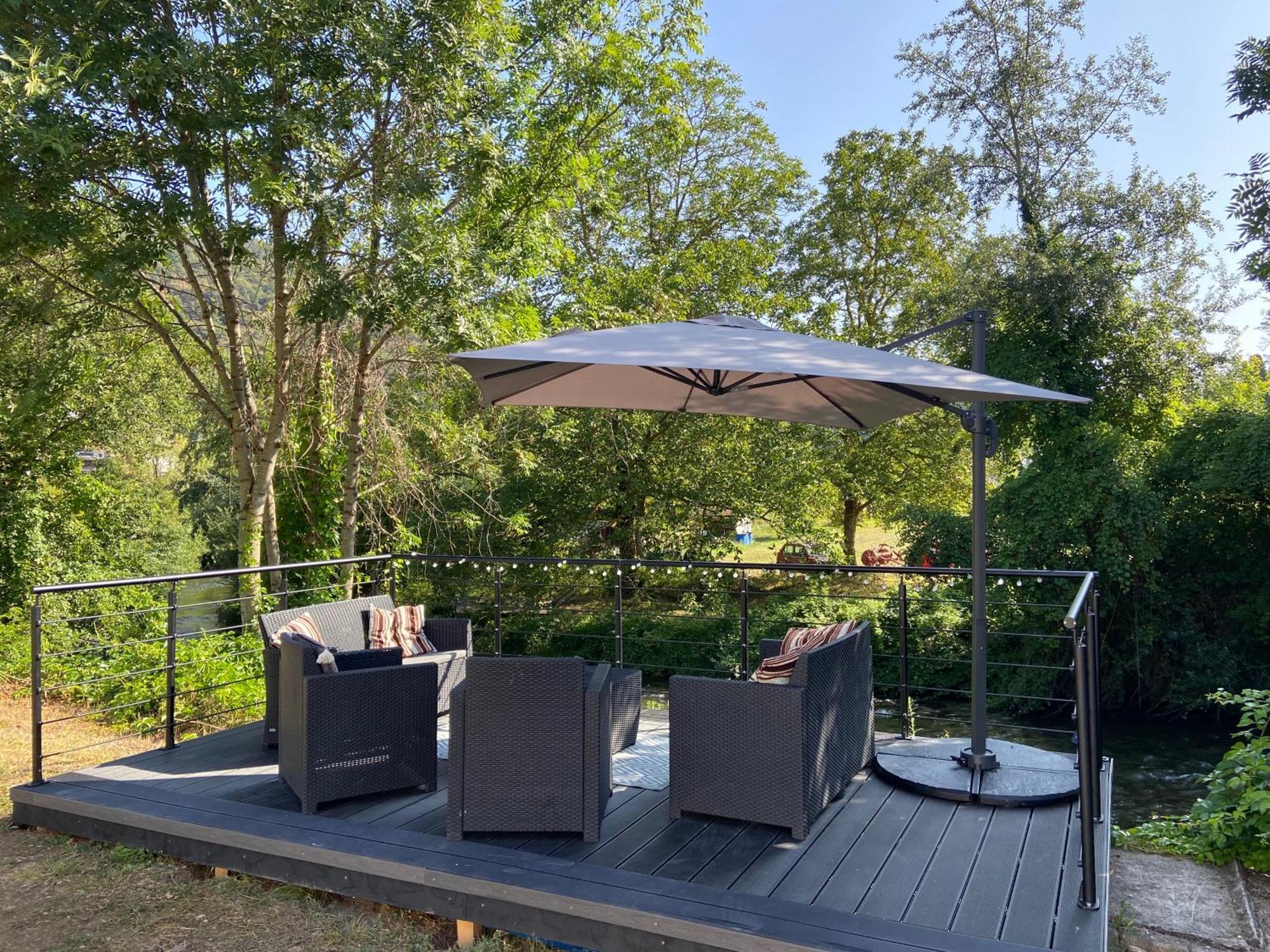 Private Riverside Villa With Breathtaking Views Axat Εξωτερικό φωτογραφία